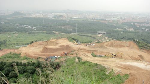 土方施工（2010年4月）